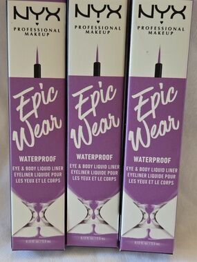 NYX Epic Wear Waterproof Eye & Body Liquid Liner - Purple